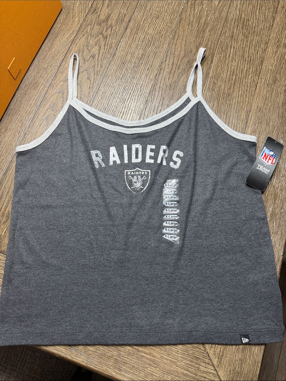 NFL Raiders Tank Top - Black/Grey, X-Large